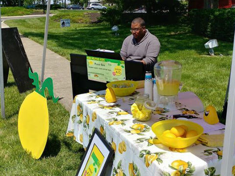 A fundraiser event for LemonAid